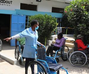 Issuance of wheelchairs to children and adults living with disability