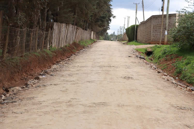 Rehabilitation and maintenance the following feeder roads in Gatimu Ward 1