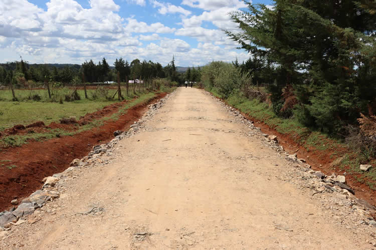 Rehabilitation and maintenance the following feeder roads in Gatimu Ward 2