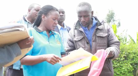 Ownership documents verification exercise for 67 plots, ahead of the formal issuance of title deeds to residents of Rurii Ward