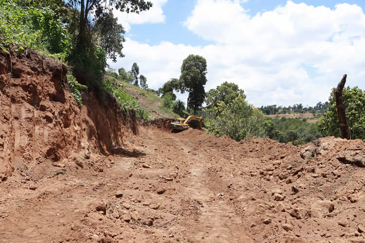 the new Gachwe-Kirimaini road 3