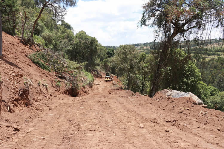 the new Gachwe-Kirimaini road 5