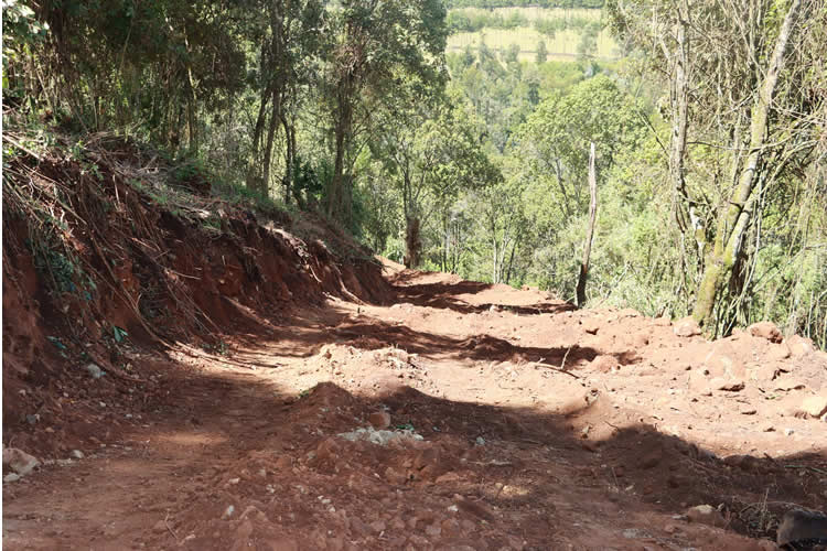 the new Gachwe-Kirimaini road 9